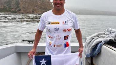 Photo of Antofagastino Sebastián González nadará 23 km para preparar rumbo al Canal de la Mancha