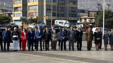 Photo of La Policía de Investigaciones de Chile da inicio a su mes aniversario con el Izamiento Pabellón Patrio