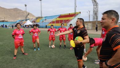 Photo of Más de 100 menores participaron en clínica deportiva  de Cobreloa en Tocopilla