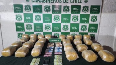 Photo of Carabineros detiene a pasajero de bus con casi 30 kilos de marihuana