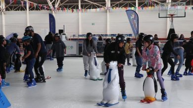 Photo of MÁS DE 500 PERSONAS PATINARON EN EL PRIMER DÍA DE LA PISTA DE HIELO EN CALAMA