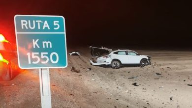 Photo of Un fallecido en accidente ruta 5 norte cerca María Elena