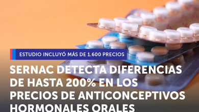 Photo of SERNAC DETECTA DIFERENCIAS DE HASTA 200% EN LOS PRECIOS DE ANTICONCEPTIVOS HORMONALES ORALES