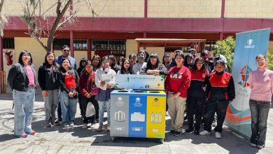 Photo of División Gabriela Mistral potencia el cuidado del medio ambiente con punto de reciclaje en el Liceo Eleuterio Ramírez de Calama