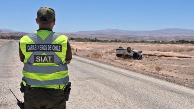 Photo of Un muerto en accidente tránsito en San Pedro de Atacama