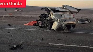 Photo of Un muerto y un herido grave en colisión de bus y auto en ruta a minera Centinela