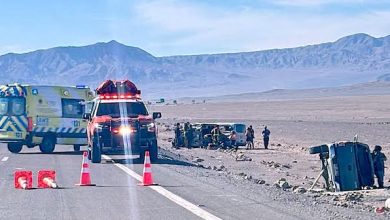 Photo of Colisión frontal de TransVip con Camioneta deja dos heridos en ruta a San Pedro de Atacama