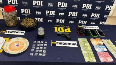 Photo of Diligencias por amenazas permiten a la PDI en Calama incautar arma, droga y detener a dos venezolanos irregulares en Chile
