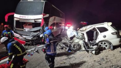Photo of Bus boliviano colisiona frontalmente a auto en la ruta CH-15 dejando 2 fallecidos 2 heridos