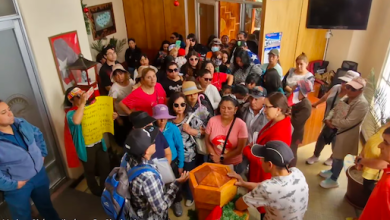Photo of Ambulantes sindicalizados protestaronen la Municipalidad exigiendo respuesta a sus peticiones
