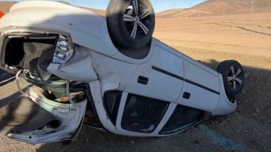 Photo of Un herido en volcamiento de auto en Cuesta de Montecristo