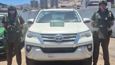 Photo of Carabineros detiene a dos sujetos que se movilizaban en un vehículo robado en La Serena