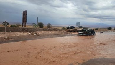 Photo of Torrencial lluvia en San Pedro de Atacama inundó calles