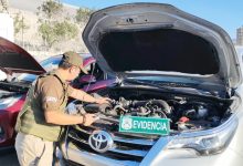 Photo of CONTROLES ESTRATÉGICOS DE CARABINEROS PERMITEN DETENER A TRES SUJETOS Y RECUPERAR CARAVANA DE VEHÍCULOS ROBADOS QUE SE DIRIGÍA AL NORTE DEL PAÍS