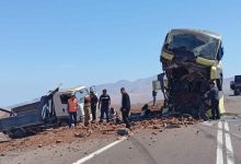 Photo of URGENTE: Grave accidente en ruta cerca Barriles entre camión y bus