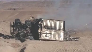 Photo of Conductor muere calcinado tras volcar camión cargado de cigarrillos de contrabando