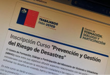 Photo of MINVU invita a participar en curso online de  prevención comunitaria y gestión del riesgo de desastres